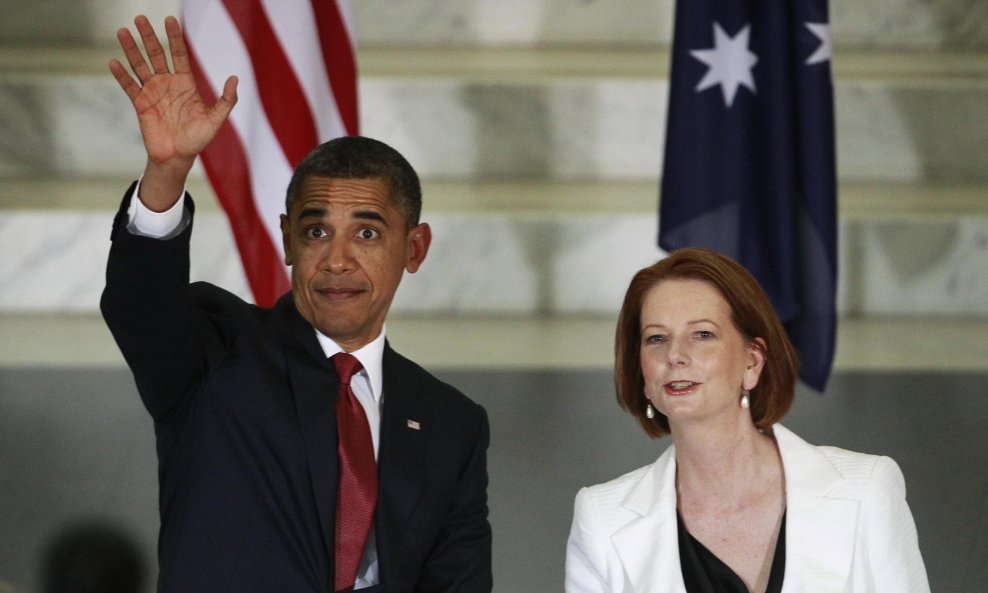 Barack Obama i Julia Gillard