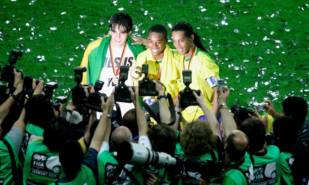 Kaka, Robinho, Ronaldinho, Brazil,SP 2006