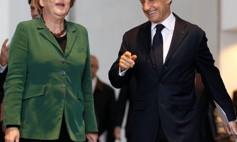 Angela Merkel i Nicolas Sarkozy