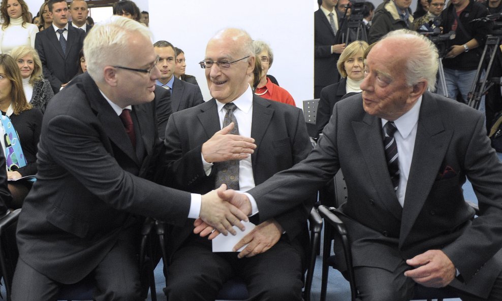 Ivo Josipović, Ivo Šlaus, Budimir Lončar