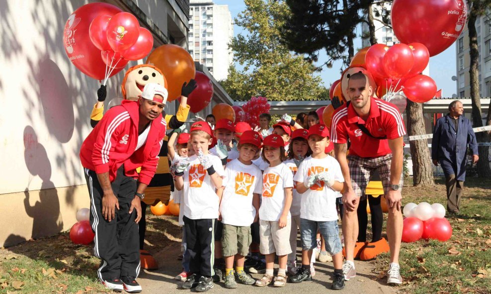 kosarkasi cedevite Dontaye draper i tomislav petrovic