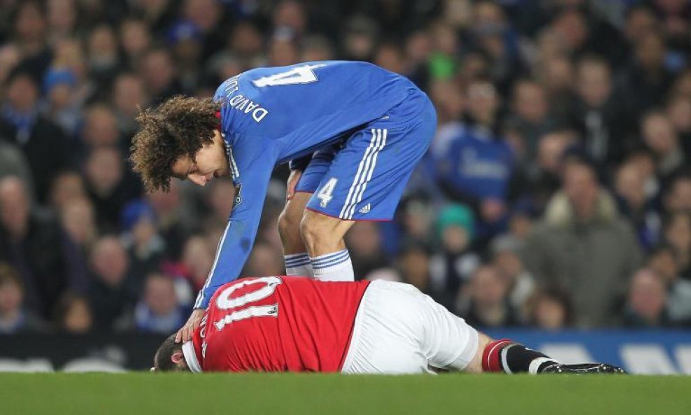 Wayne Rooney i David Luiz