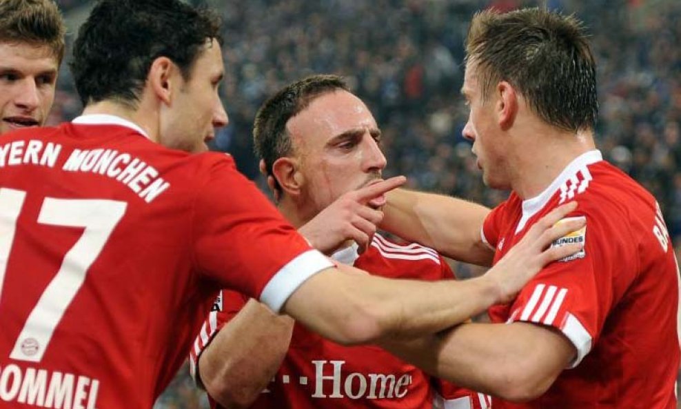 Franck Ribery i Ivica Olić