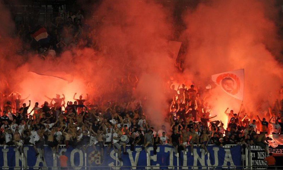 BBB-ovci tijekom utakmice Dinama i Varteksa