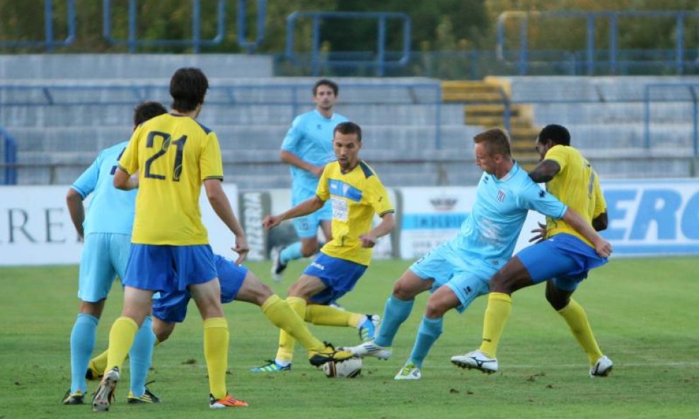 Detalj s utakmice NK Karlovac - NK Inter