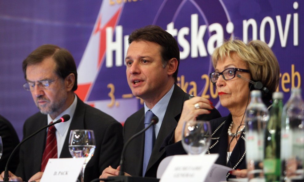Alojz Peterle, Gordan Jandroković, Doris Pack