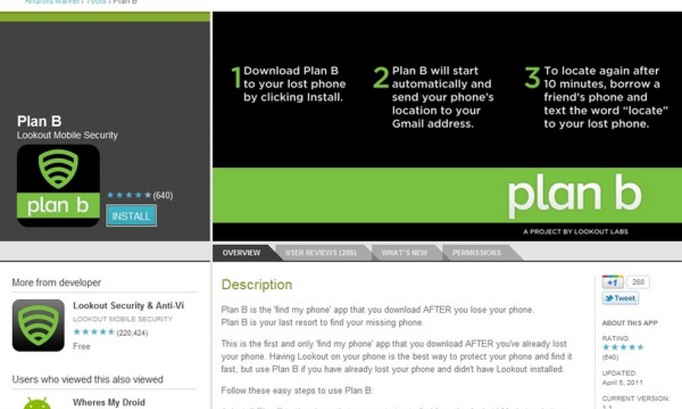 Plan B app