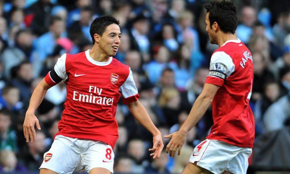 Samir Nasri i Cesc Fabregas