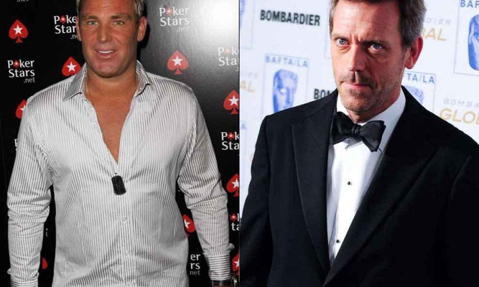 Shane Warne Hugh Laurie