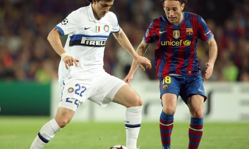 Diego Milito (lijevo) i Gabriel Milito