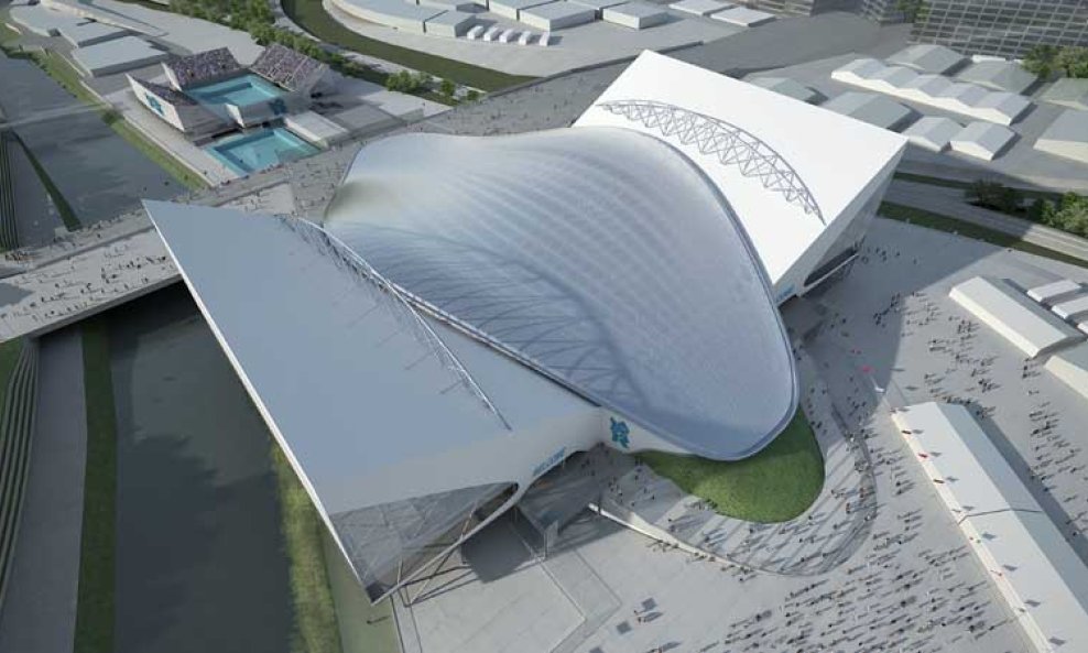 Centar Aquatics u Londonu, izgrađen u povodu Olimpijskih igara.