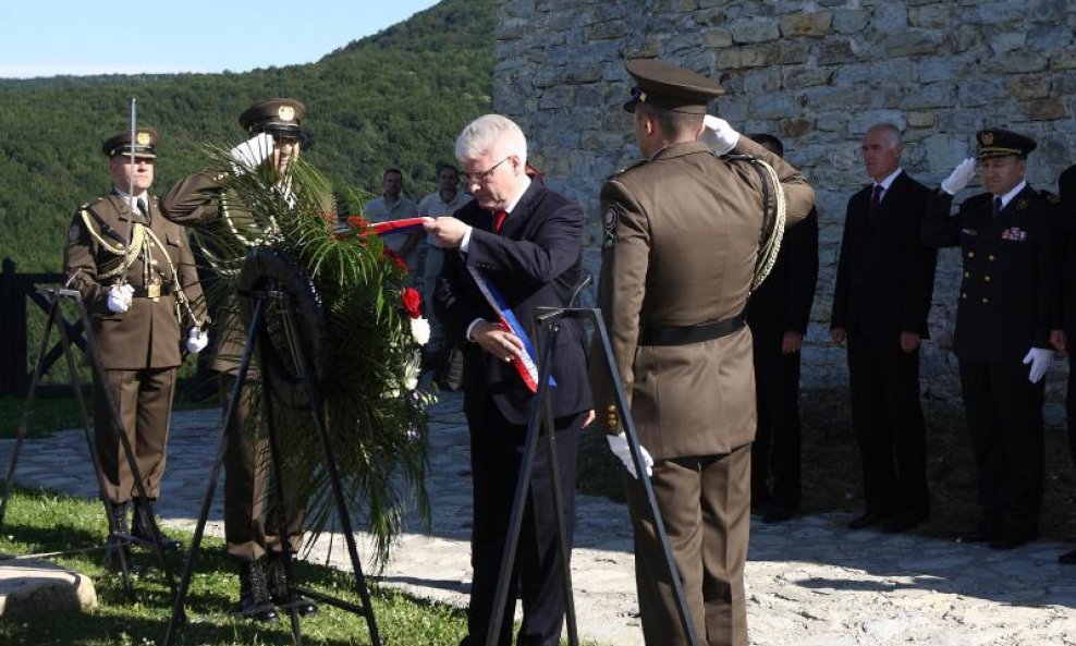 Svecano obiljezavanje Dana drzavnosti na Oltaru domovine u Memorijalnom kompleksu Medvedgrad