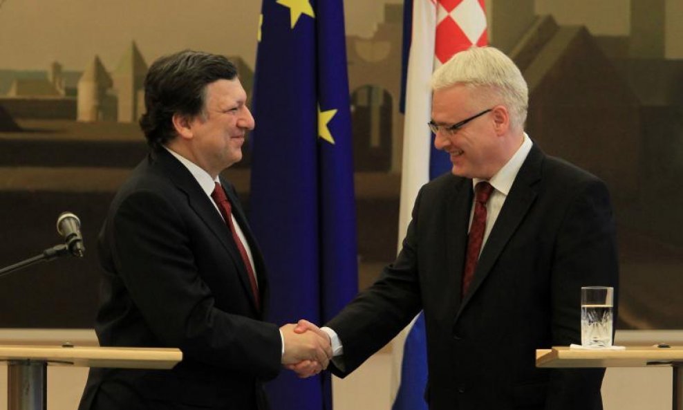 Jose Manuel Barroso i Ivo Josipović