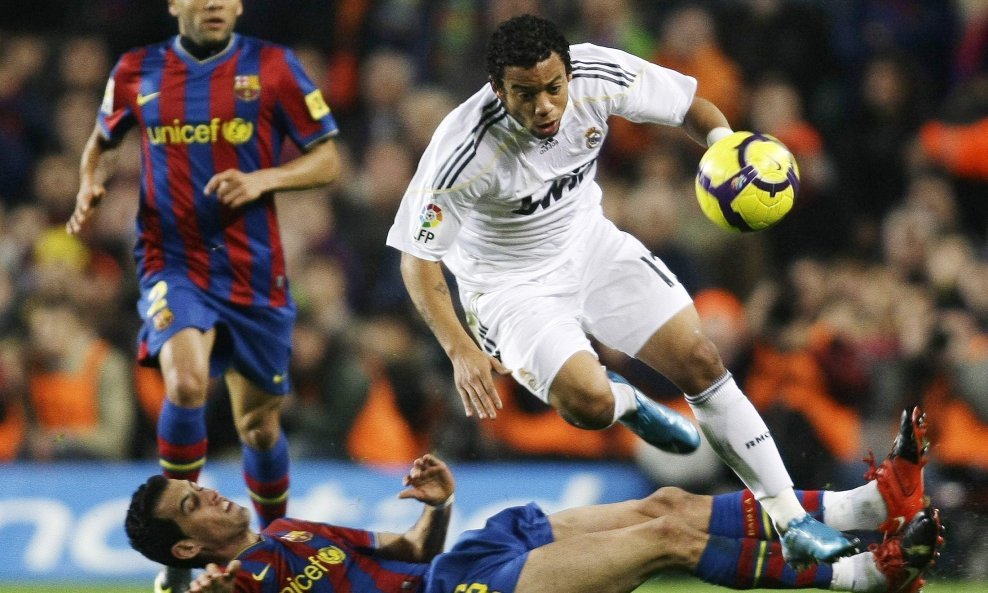 Barcelona - Real 1-0, Marcelo i Sergio Busquets