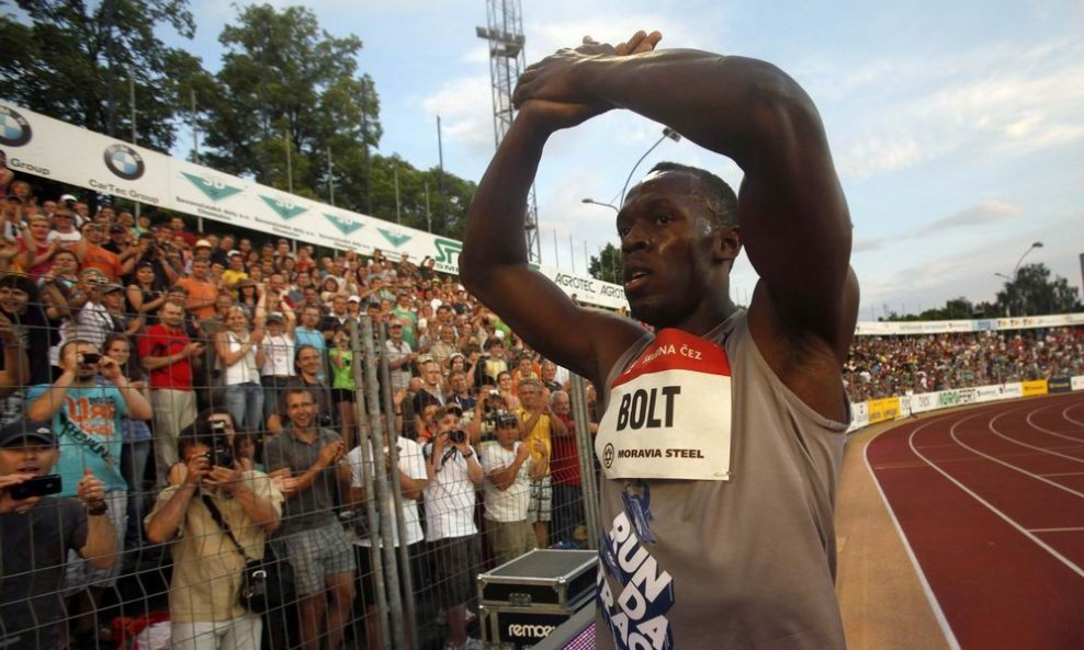 Usain Bolt u Ostravi