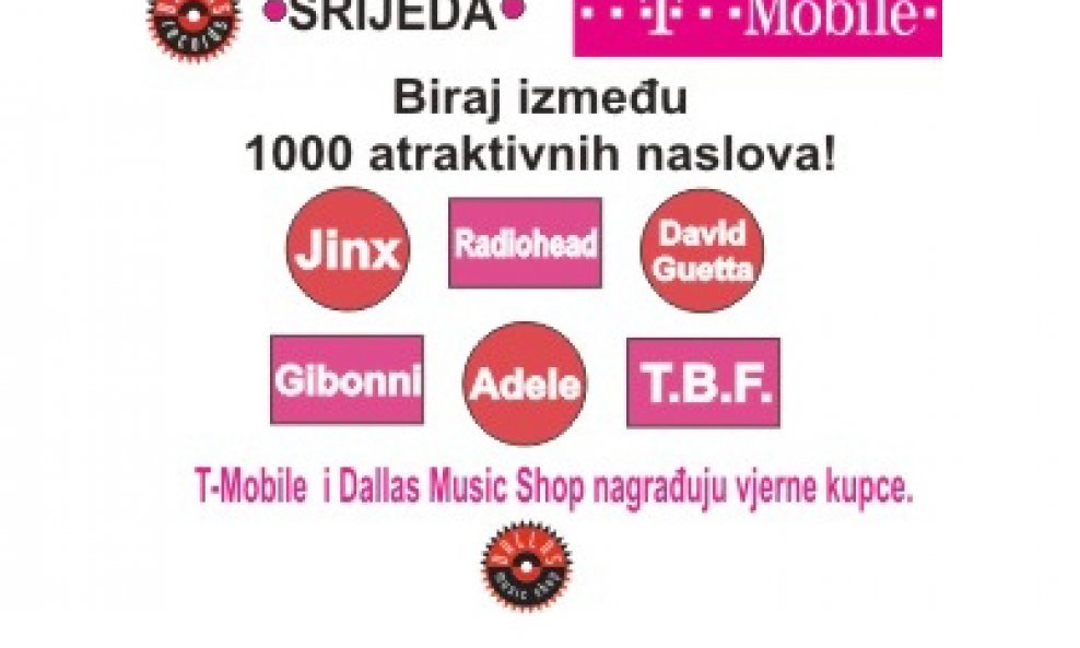 T-mobile srijeda u Dallas Music Shopu