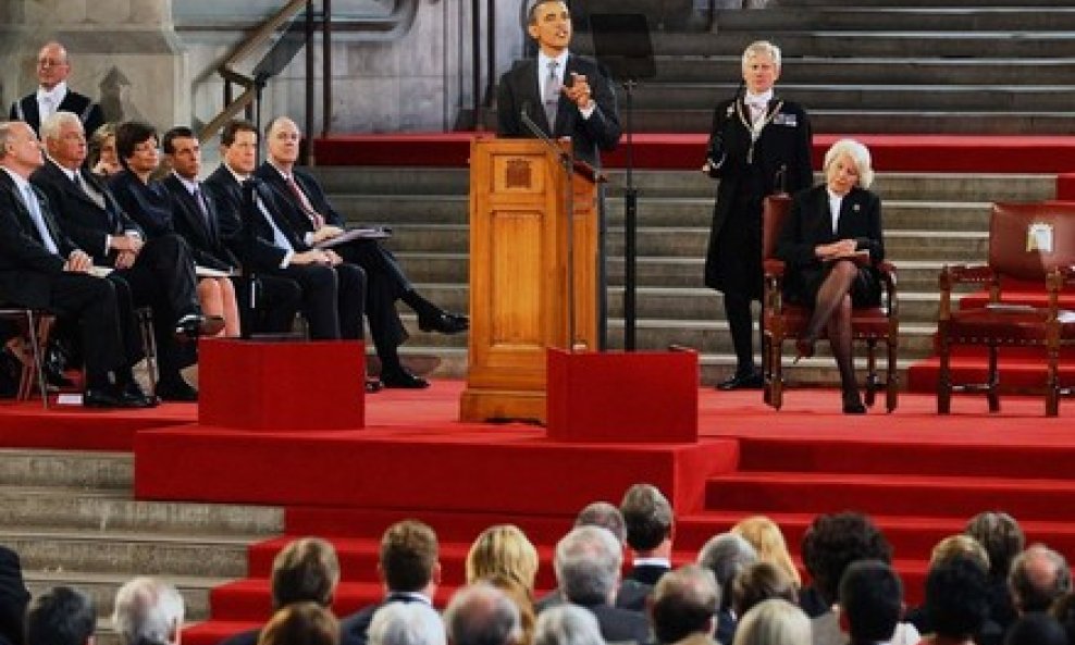 barack obama westminster hall