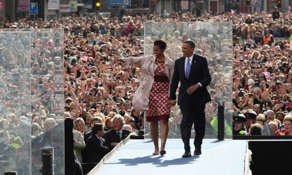 Michelle i Barack Obama u Dublinu