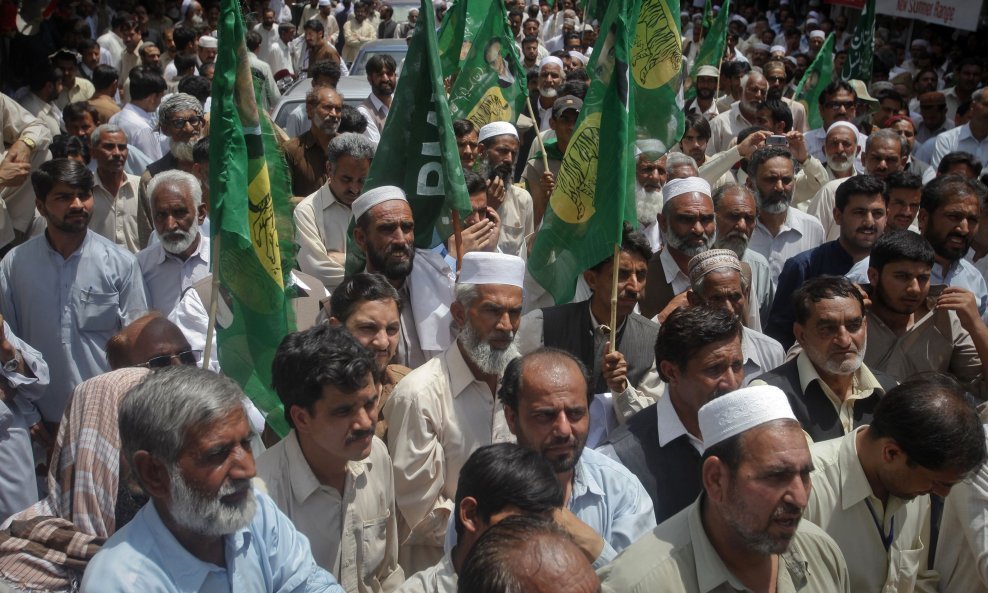 Pakistan, protuamerički prosvjed zbog bin Ladenove smrti