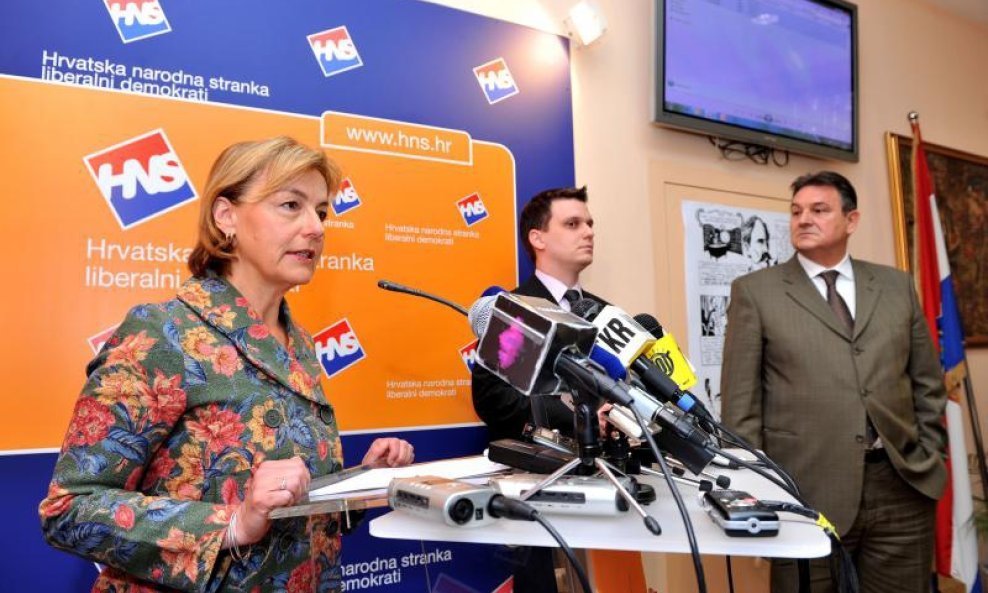 Vesna Pusić, Igor Koloman i Radimir Čačić