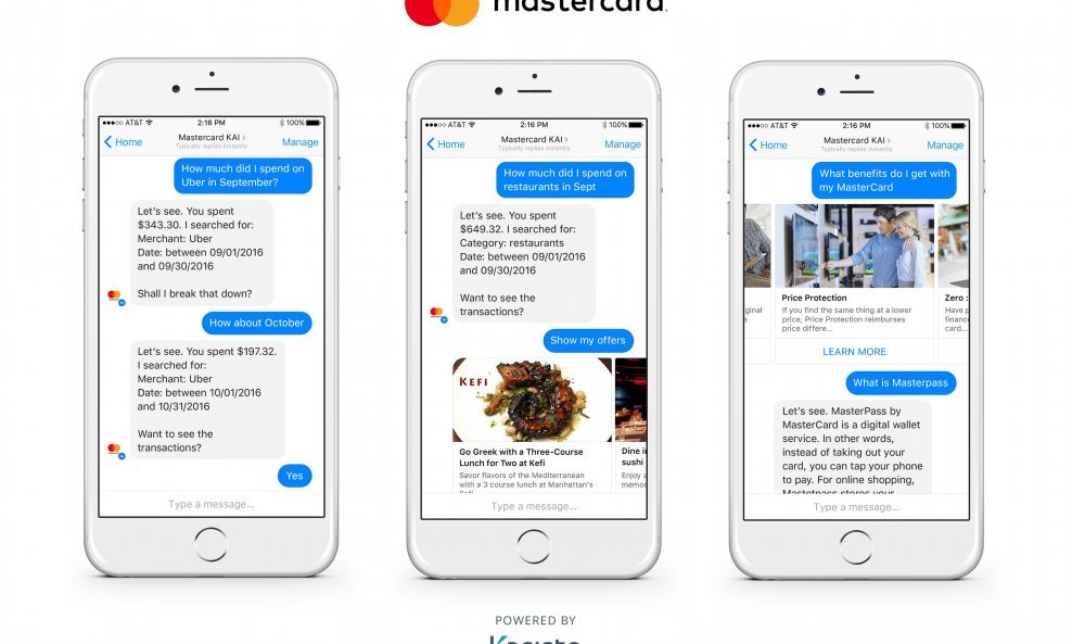 Mastercard Kasisto bot