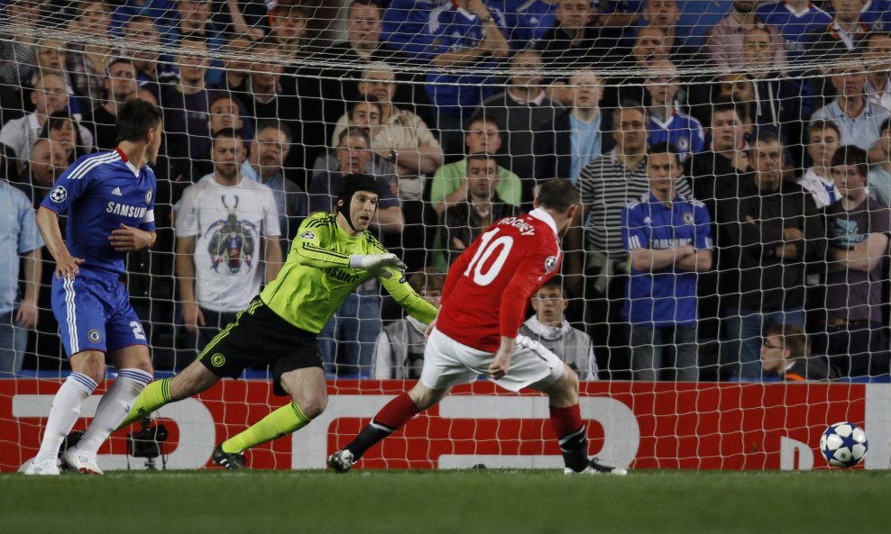 Chelsea - Manchester United, Rooney, Čech, Terry
