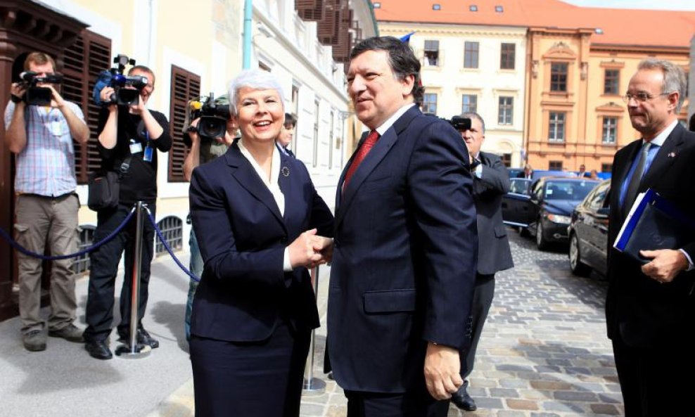 Jadranka Kosor i Jose Manuel Barroso