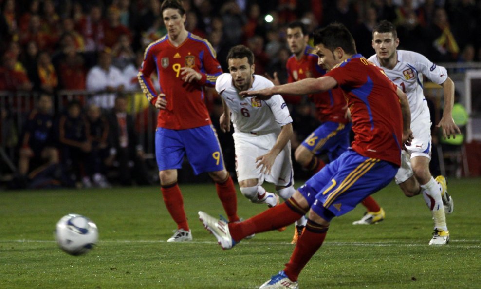 David Villa zabija za Španjolsku