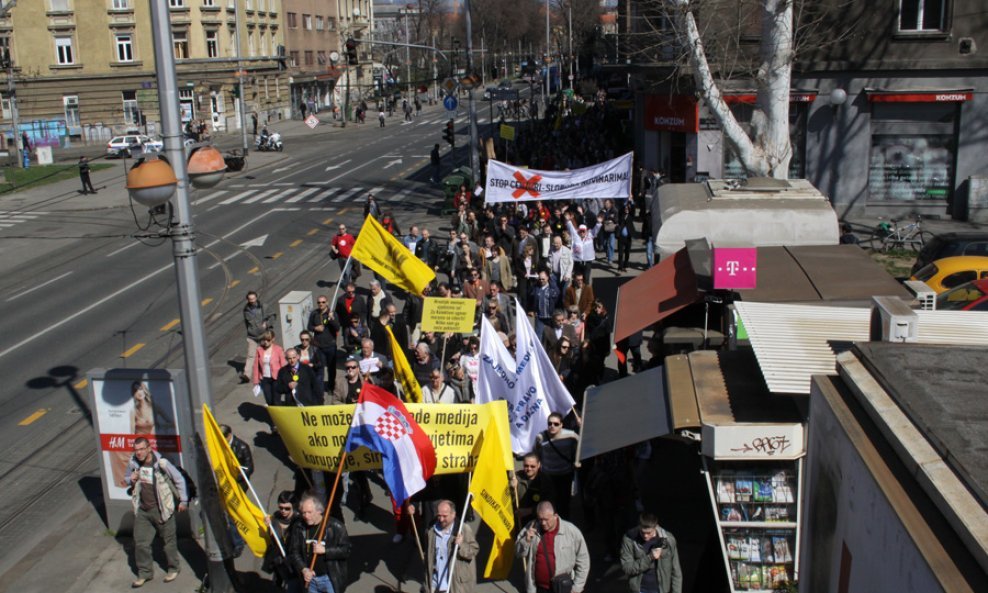 Novinarski prosvjed potpore Večernjakovcima (14)