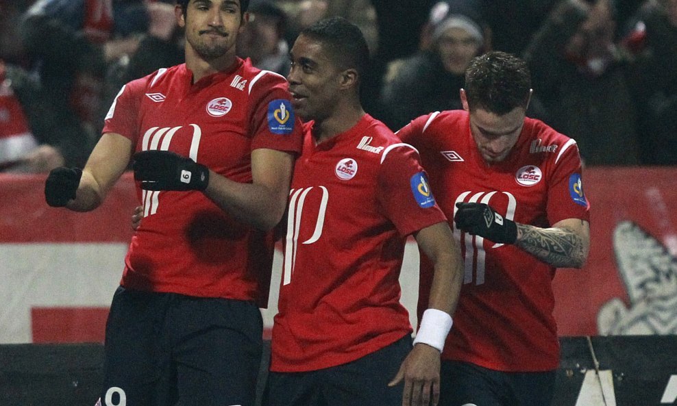 Lille, Tulio De Melo, Franck Beria i Mathieu Debuchy