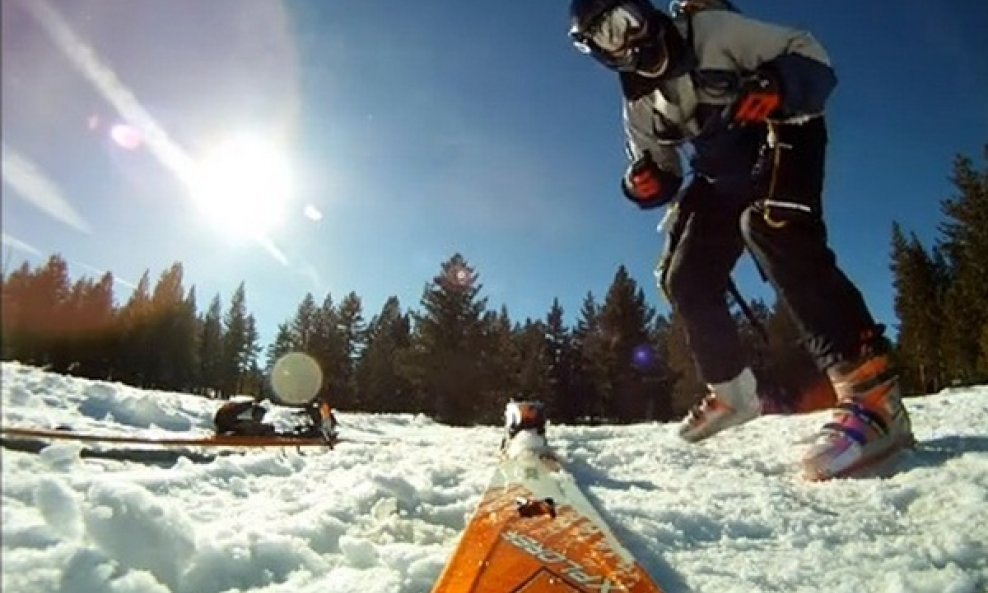 mlazni motor i skije