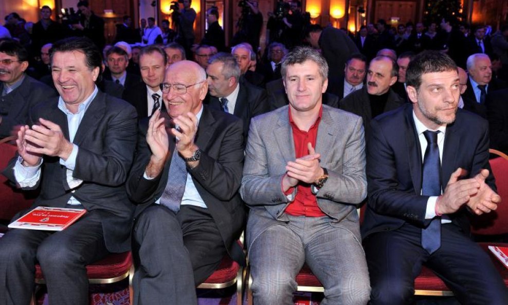 Zdravko Mamić, Vlatko Marković, Davor Šuker, Slaven Bilić