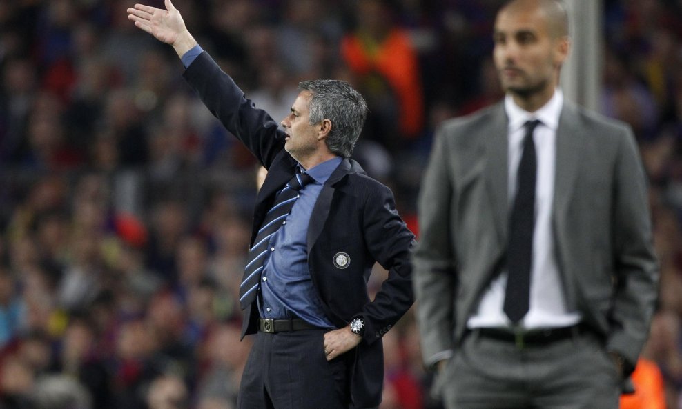 Josep Guardiola i Jose Mourinho