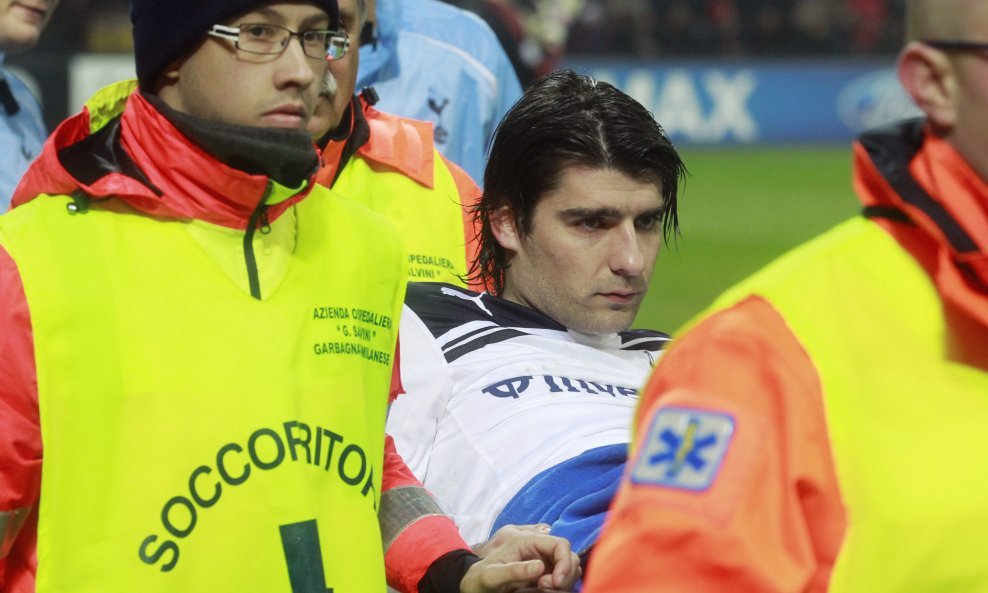 Vedran Ćorluka (ozlijeđen, na utakmici s Milanom)