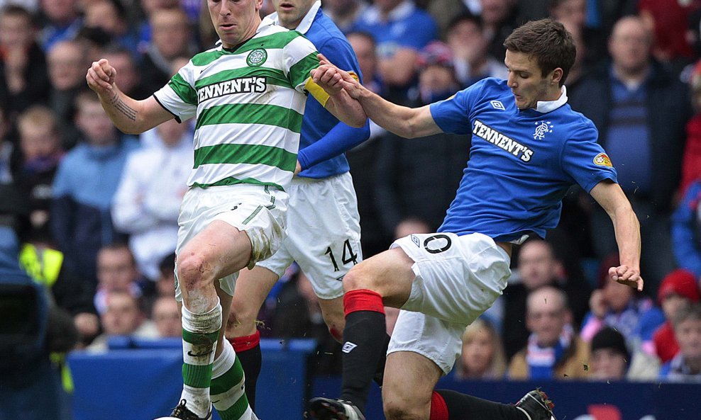 Scott Brown (Celtic) i Jamie Ness (Rangers)