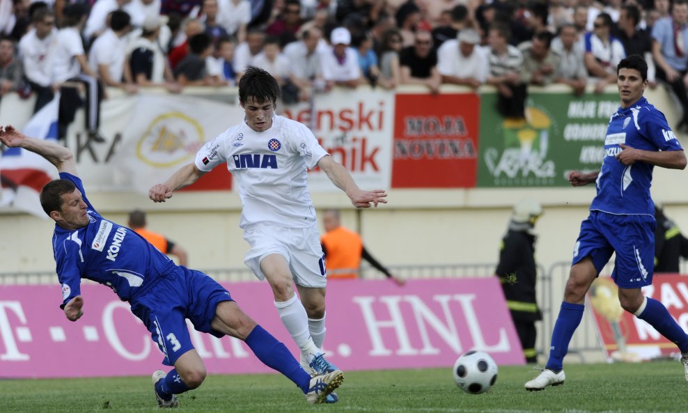 Šibenik - Hajduk,  Igor Budiša i Ante Vukušić