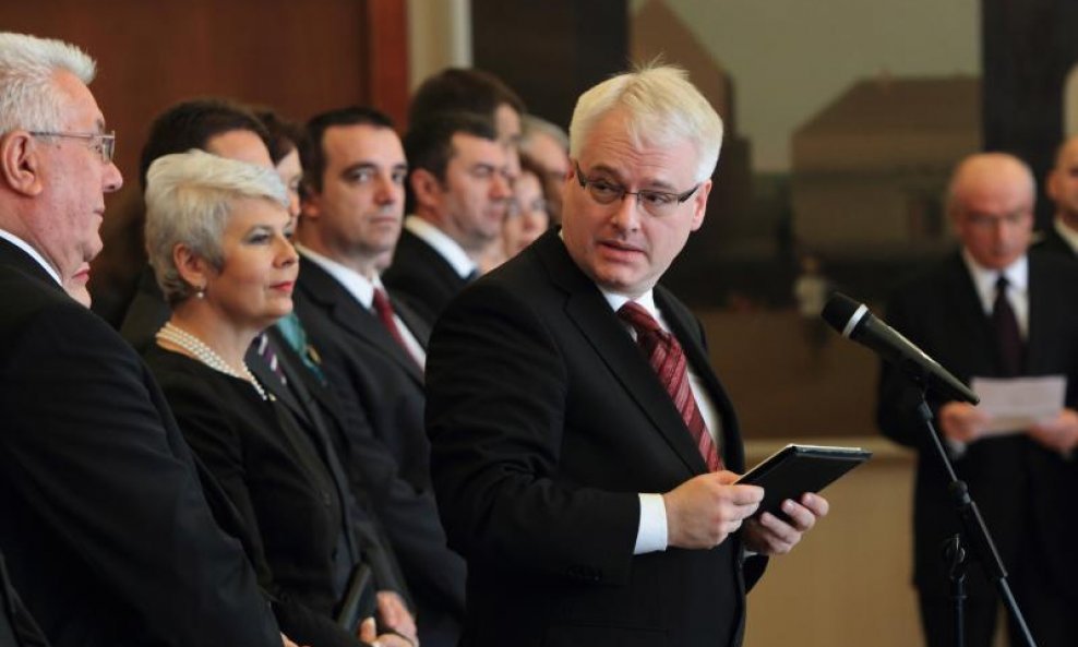 Josipović, prijem diplomatskog zbora