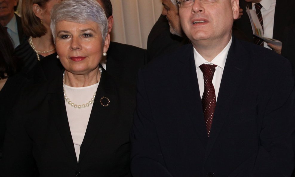 Jadranka Kosor i Ivo Josipović