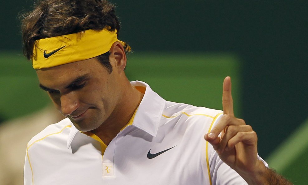 Roger Federer, Doha 2011.