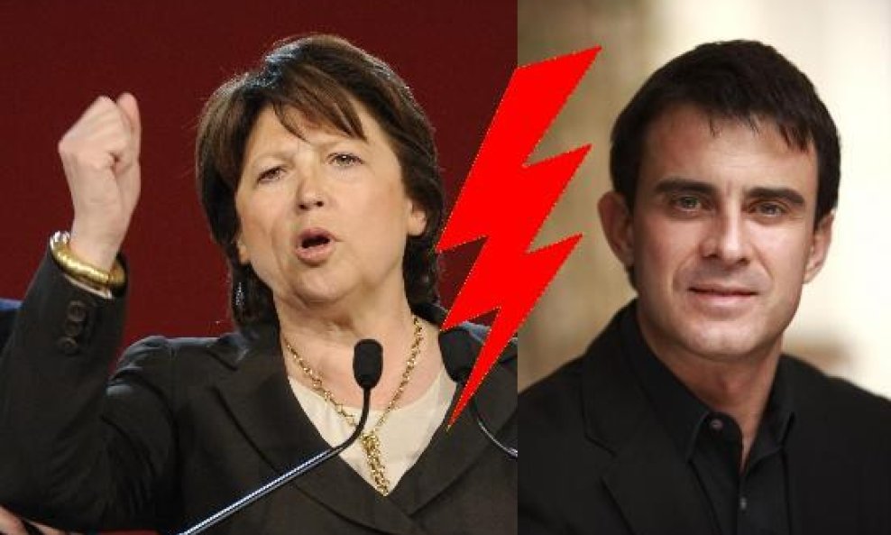 manuel valls martine aubry