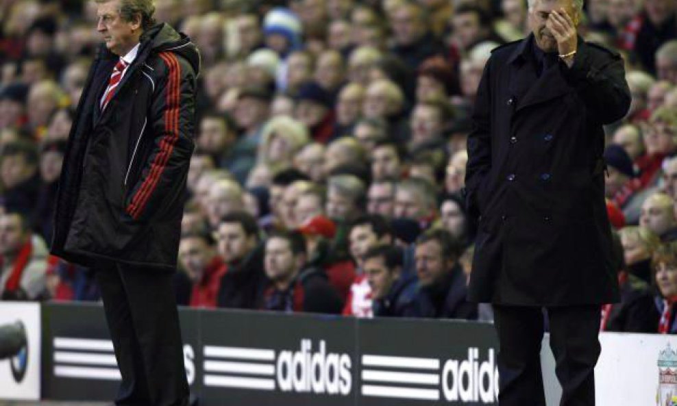 Roy Hodgson (lijevo) i Carlo Ancelotti.