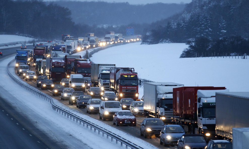 vrijeme Europa snijeg zima