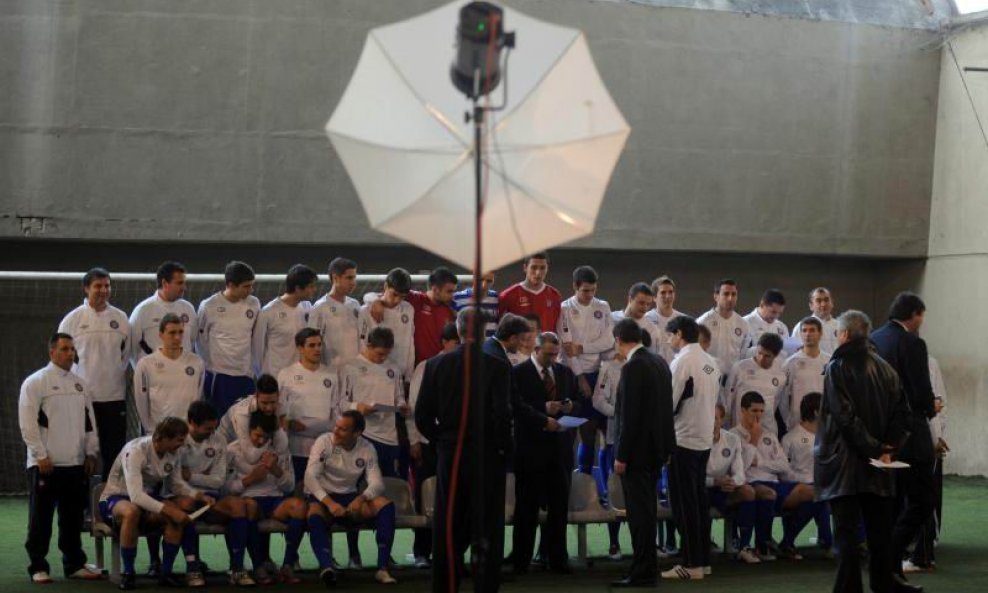 Hajduk, slikanje za kalendar za 2011. godinu
