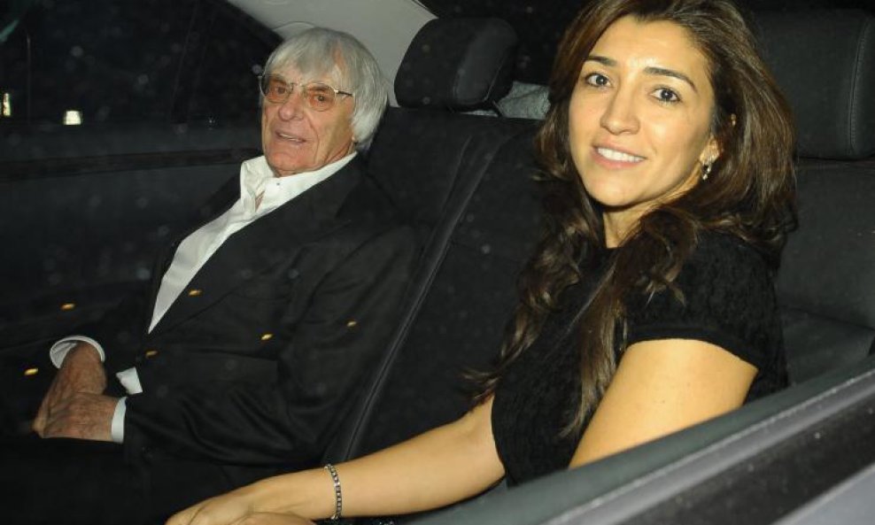 Bernie Ecclestone i Fabiana Flosi