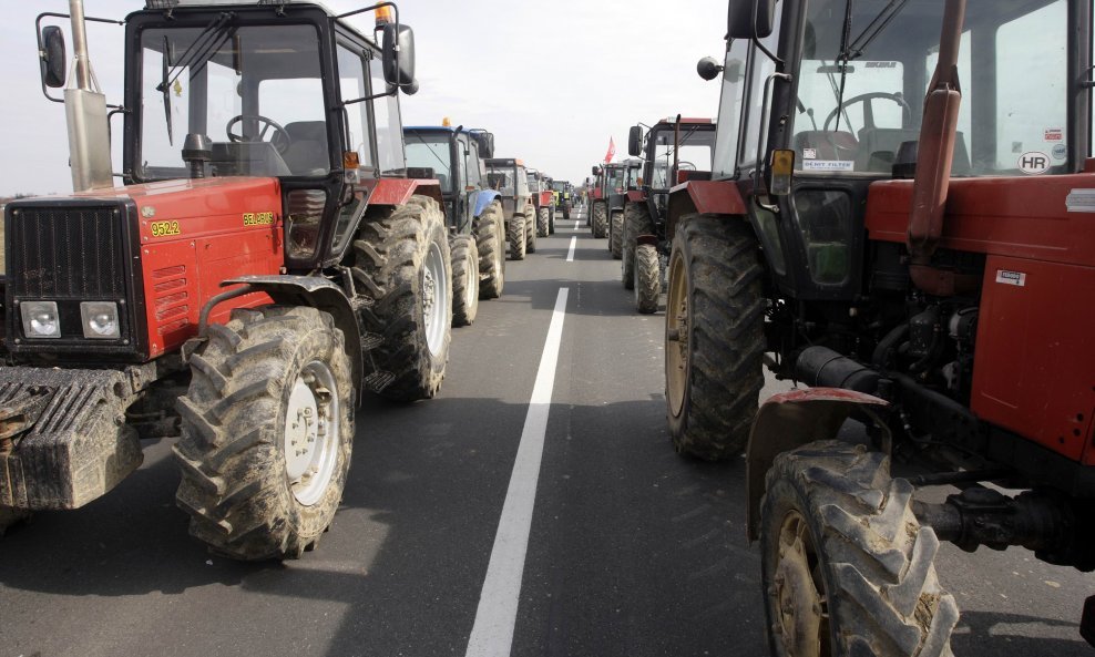 traktori seljaci ludbreg blokada