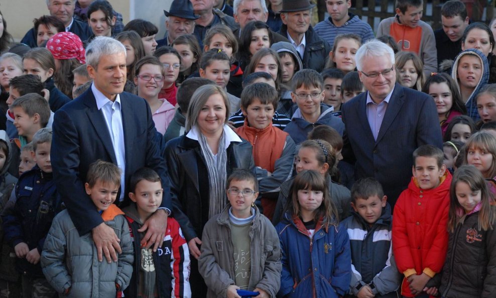 Boris Tadić i Ivo Josipović u Krnjaku 1