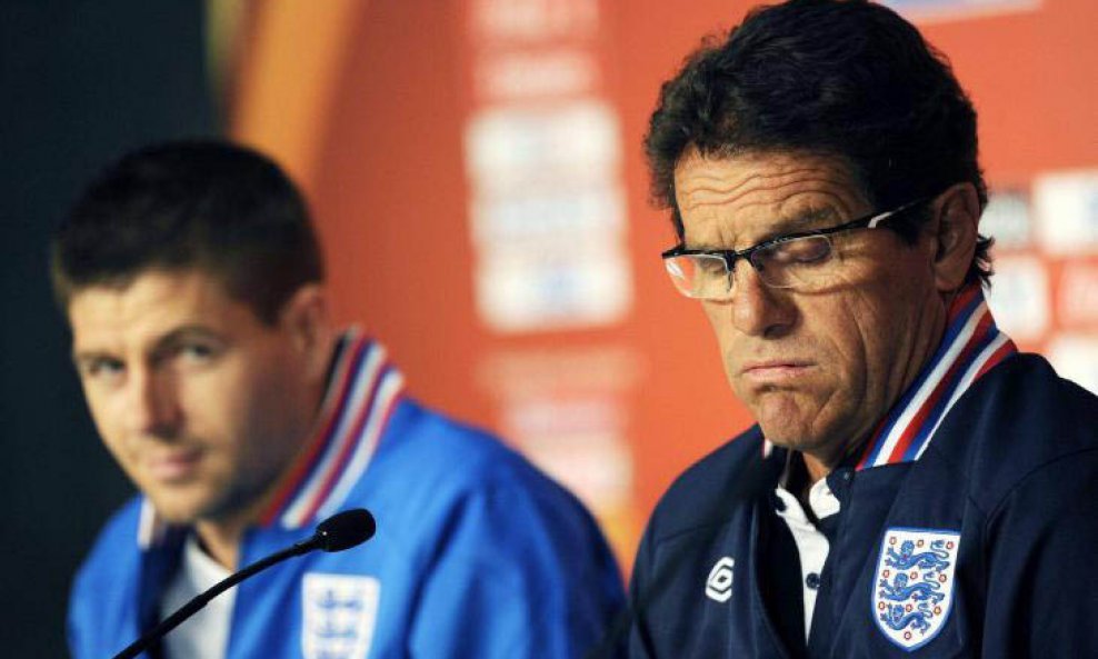 Fabio Capello, Steven Gerrard Engleska 2010