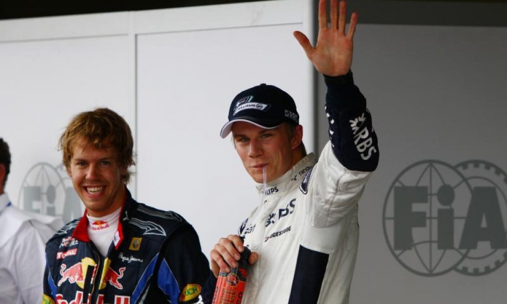 Nico Hulkenberg - Williams, Sebastian Vettel - Red Bull Racing