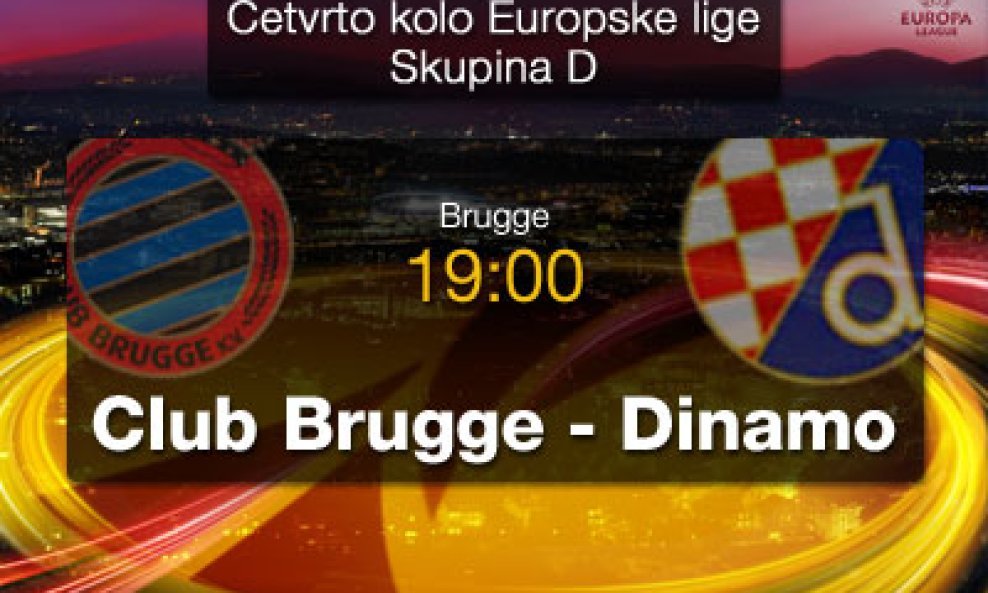 CLUB BRUGGE - DINAMO, LIVE SCORE