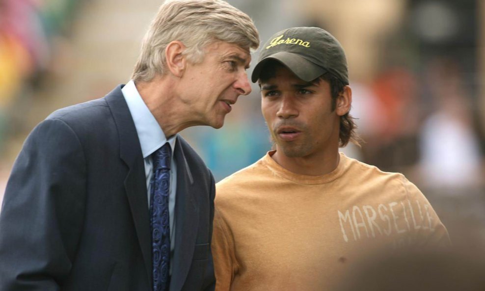 Arsene Wenger i Eduardo da Silva